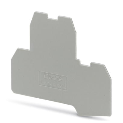 D-UKKB 10    End cover for modular terminal blocks, Length: 77.5 mm, Width: 1.5 mm, Height: 73 mm, C