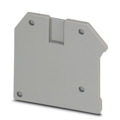 D-UK 3-MSTB    End cover for modular terminal blocks, Length: 42.5 mm, Width: 2.5 mm, Height: 47 mm,