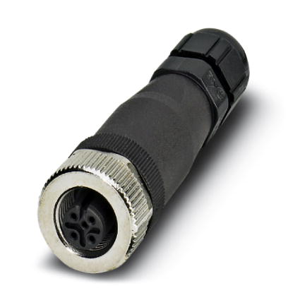 SACC-M12FS-5CON-PG7-M SKIN    Sensor/actuator socket, straight, 5-pos., M12, A-coded, screw connection, metal knurl, cable gland Pg7 SKINTOP?