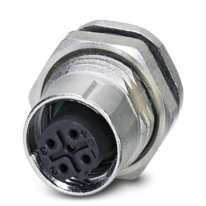 SACC-DSI-FSB-5CON-L180/SCO SH    Sensor/actuator flush-type socket, 5-pos., M12-SPEEDCON, shielded, B-coded, rear/screw mounting with Pg9 thread, with