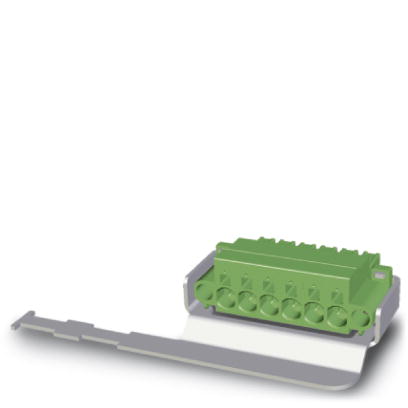 SPC 5/ 6-STF-SHL-7,62BKBDW2,BR    Plug component, Nominal current: 41 A, Nom. voltage: 1000 V, Pitch: 7.62 mm, Number of positions: 6, Connection type