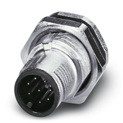 SACC-DSI-MS-8CON-L180/SCO SH    Sensor/actuator flush-type connector, 8-pos., M12-SPEEDCON, shielded, rear/screw mounting with Pg9 thread, with straig