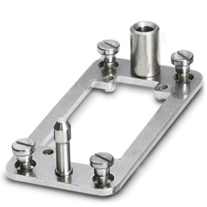 HC-B 10-ANDOCK    Docking frame for racks, for contact inserts of B10 type, with four M5 flat headed screws, rack balance x/y axis +- 1.5 mm