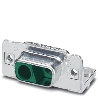 VS-09-BU-DSUB-2P-LH    D-SUB contact carrier, shell size 1, accommodation for two combined contacts, contact type socket, fixing with 4-40 UNC thread