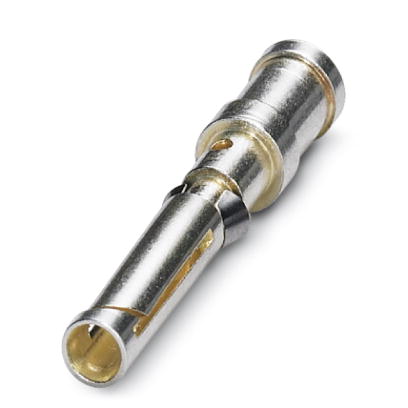 CK1,6-ED-0,37BU AG    Turned 1.6 crimp contact, individual female contact, core diameter 0.14 to 0.37 mm?, silver-plated