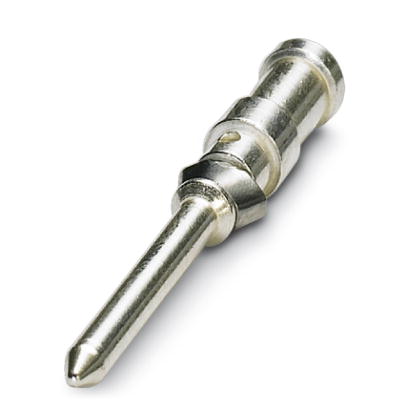 CK1,6-ED-0,37ST AG    Turned 1.6 crimp contact, individual male contact, core diameter 0.14 to 0.37 mm?, silver-plated