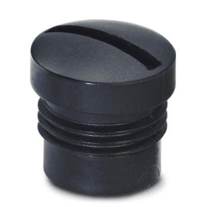 PROT-M12    An M12 screw plug for the unoccupied M12 sockets of the sensor/actuator cable, boxes and flush-type connectors