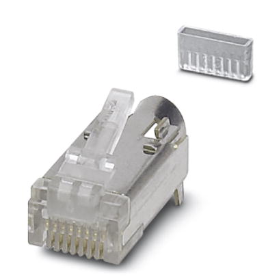 VS-08-ST-H11-RJ45    RJ45 pin insert, CAT5e, 8-pos., shielded, IDC connection method, for litz wires AWG 27 ... 26, with strain relief