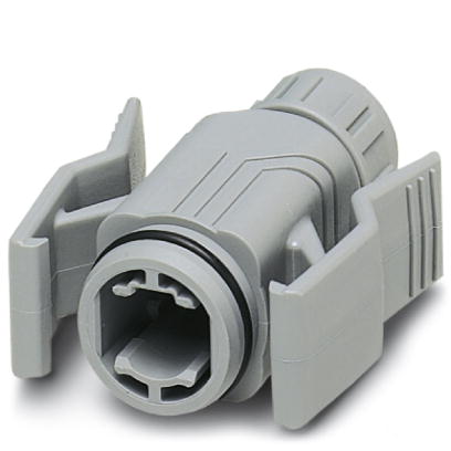 VS-08-T-H-RJ45/IP67    RJ45 sleeve housing, IP67, for pin insert VS-08-ST-H11-RJ45 and VS-08-ST-H21-RJ45, with push-pull interlocking for panel mounti