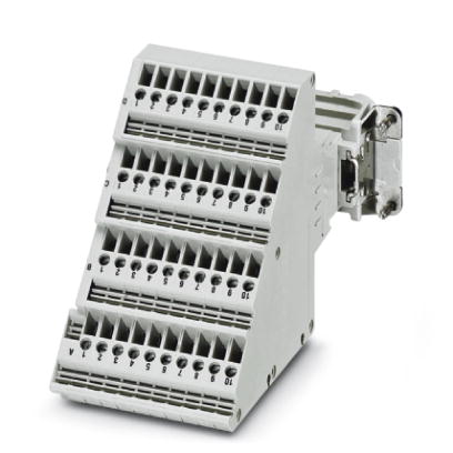 HC-D 40-A-UT-PER-F    HEAVYCON terminal adapter female insert, D40 series, 40-pos., left protective conductor connection for the right side of the con