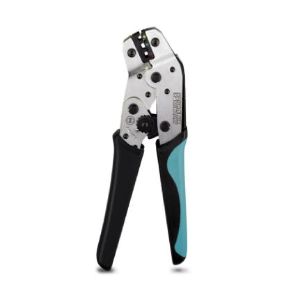 CRIMPFOX-RCI 1    Crimping pliers, for insulated cable lugs, 0.14 - 1.0 mm? (light green, red), oval crimp