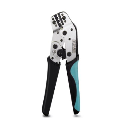 CRIMPFOX-RC 2,5    Crimping pliers, for non-insulated cable lugs, 0.5 - 2.5 mm?, double indent crimp