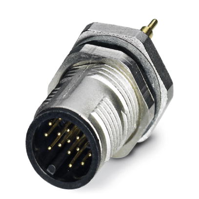 SACC-DSI-MS-17CON-M12 SCO SH    Sensor/actuator flush-type connector, plug, 17-pos., M12 SPEEDCON, shielded, A-coded, rear/screw mounting with M12 thr