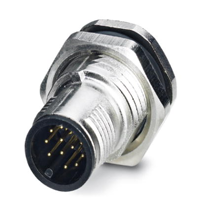 SACC-DSI-MS-12CON-L180 SCO    Sensor/actuator flush-type connector, plug, 12-pos., M12 SPEEDCON, A-coded, rear/screw mounting with Pg9 thread, with st