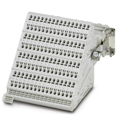 HC-D 64-A-TWIN-PEL-F    HEAVYCON terminal adapter female insert, D64 series, 64-pos., right PE connection for the left side of the control cabinet, pu