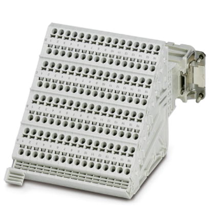 HC-D 64-A-TWIN-PER-F    HEAVYCON terminal adapter female insert, D64 series, 64-pos., left PE connection for the right side of the control cabinet, pu