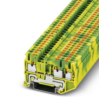 Image PT 2,5-TWIN-PE    Ground modular terminal block, Type of connection: Leg spring connection, Leg spri
