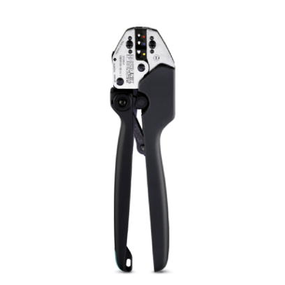 CRIMPFOX-RCI 6-1    Crimping pliers, for insulated cable lugs, 0.75 - 6.0 mm? (red, blue, yellow), oval crimp, asymmetrical