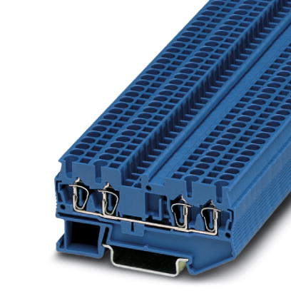 ST 2,5-QUATTRO BU    Feed-through modular terminal block, Type of connection: Spring-cage connection