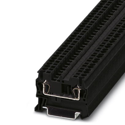 ST 2,5 BK    Feed-through modular terminal block, Type of connection: Spring-cage connection, Cross