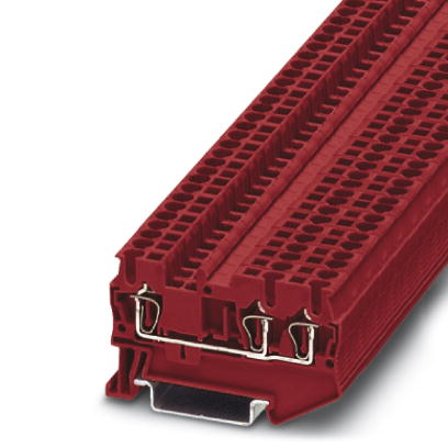 ST 2,5-TWIN RD    Feed-through modular terminal block, Type of connection: Spring-cage connection, S