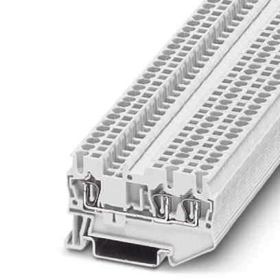 ST 2,5-TWIN WH    Feed-through modular terminal block, Type of connection: Spring-cage connection, S
