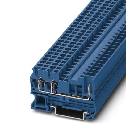 ST 2,5-TWIN/ 1P BU    Pluggable spring-cage modular terminal block, Type of connection: Special and