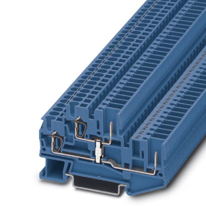 STTB 2,5/2P-PV BU    Pluggable spring-cage modular terminal block, Cross section: 0.08 mm? - 4 mm?,