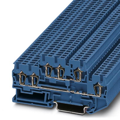 STTB 2,5-TWIN BU    Feed-through modular terminal block, Cross section: 0.08 mm? - 4 mm?, AWG: 28 -