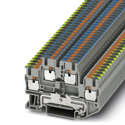 PTTB 2,5-PE/N    Ground modular terminal block, Cross section: 0.14 mm? - 4 mm?, AWG: 26 - 12, Conne