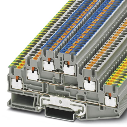 PT 2,5-PE/L/N    Ground modular terminal block, Type of connection: Leg spring connection, Leg sprin