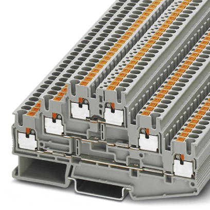 PT 2,5-3L    Feed-through modular terminal block, Type of connection: Leg spring connection, Leg spr