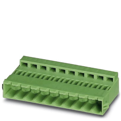 ICC 2,5/20-STZ-5,08    Plug component, Nominal current: 12 A, Nom. voltage: 250 V, Pitch: 5.08 mm, Number of positions: 20, Connection type: Crimp con