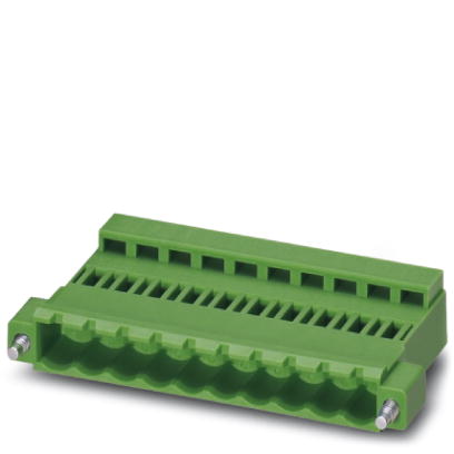 ICC 2,5/20-STZF-5,08    Plug component, Nominal current: 12 A, Nom. voltage: 250 V, Pitch: 5.08 mm, Number of positions: 20, Connection type: Crimp co