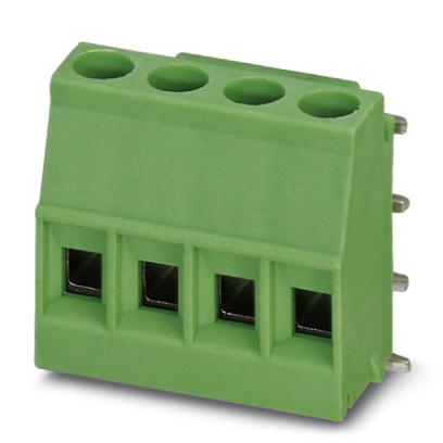 MKDSO 2,5/ 4-R    PC terminal block, Nominal current: 24 A, Nom. voltage: 320 V, Pitch: 5 mm, Number of positions: 4, Type of connection: Screw connec