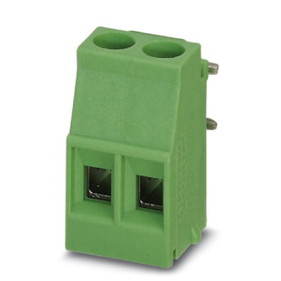 MKDSO 2,5/ 2-R    PC terminal block, Nominal current: 24 A, Nom. voltage: 320 V, Pitch: 5 mm, Number of positions: 2, Type of connection: Screw connec