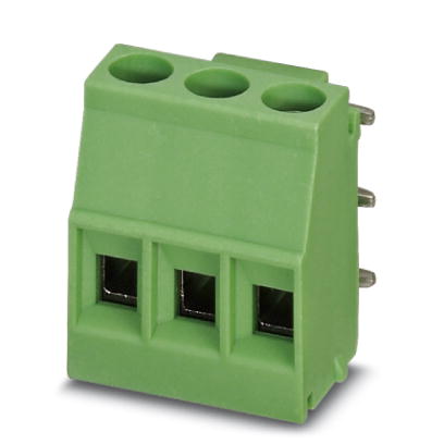 MKDSO 2,5/ 3-R    PC terminal block, Nominal current: 24 A, Nom. voltage: 320 V, Pitch: 5 mm, Number of positions: 3, Type of connection: Screw connec