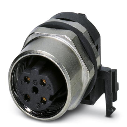 SACC-DSIV-FSD-4CON-L90 SCO    Bus-System-Einbausteckverbinder, Buchse, ETHERNET, 4-polig, M12-SPEEDCON, geschirmt, D-kodiert, Hinterwand-/Schraubmonta