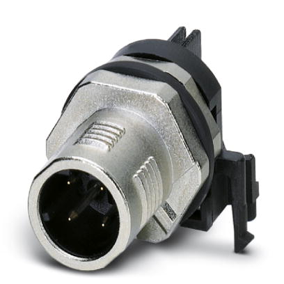 SACC-DSIV-MSD-4CON-L90 SCO    Bus system flush-type connector, connector, ETHERNET, 4-pos., M12 SPEEDCON, shielded, D-coded, rear/screw mounting with