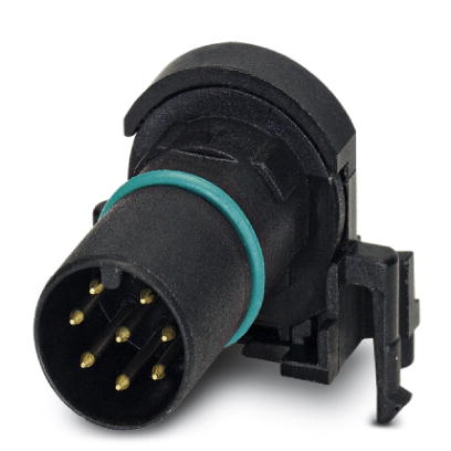 SACC-CI-M12MS-8CON-L90 SCO    Sensor/actuator flush-type connector, plug, 8-pos., A-coded, with angled solder connection, only contact insert