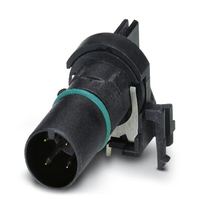 SACC-CI-M12MS-4CON-L90 SH SCO    Sensor/actuator flush-type connector, plug, 4-pos., A-coded, shielded, with angled solder connection, only contact in