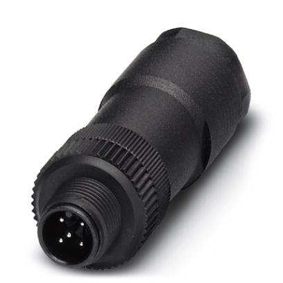 SACC-M12MS-5CON-PG11-DUO    Sensor/actuator connector, male, straight, 5-pos., M12, A-coded, screw connection, plastic knurl, cable screw connection P