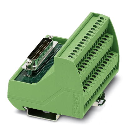 VIP-2/SC/HD15SUB/M    VARIOFACE module, with screw connection and high density D-Subminiature male connector, for mounting on NS 32 or NS 35/7,5, no.