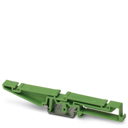 UM108-FE    Foot element, 107.5 mm wide, for mounting on NS 32 or NS 35/7,5, below profile housing UM 108.