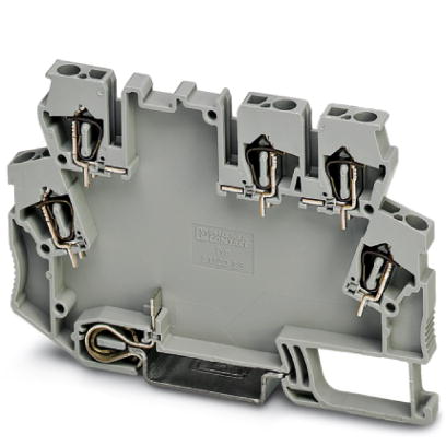 STTCO-LG 2,5/5 ZB-PE GY    Housing fully equipped, with Zack strip groove and additional PE contact,