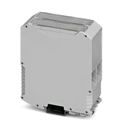 ME MAX 45 G U-U1 KMGY    Electronic housing consisting of: Housing shells left and right, 2x front plate, 2x transparent cover, intermediate element,