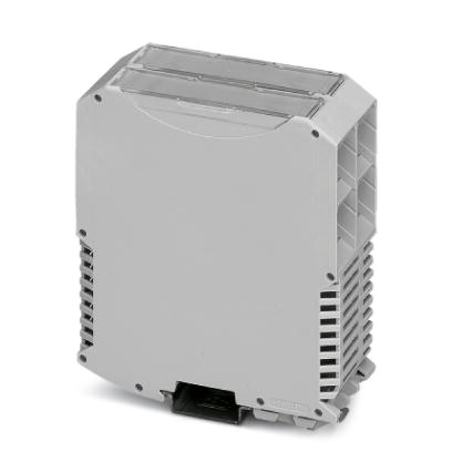 ME MAX 45 2-2 KMGY    Electronic housing consisting of: Housing shells left and right, 2x front plate, 2x transparent cover, intermediate element, met