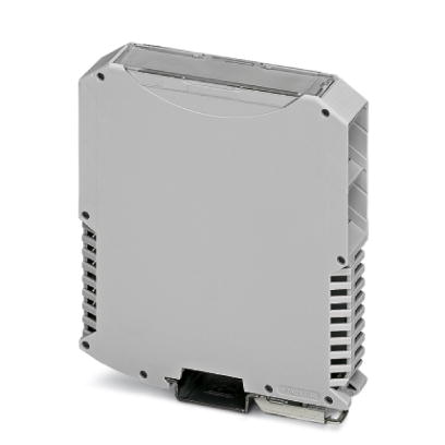 ME MAX 22,5 2-2 KMGY    Electronic housing consisting of: Housing shells left and right, front plate, transparent cover, metal foot catch and spring,