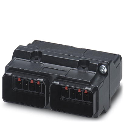 VS-PPC-J-4X-1227    Power H distributor, 4 x MSTB contact inserts, metal housing, without mounting screws