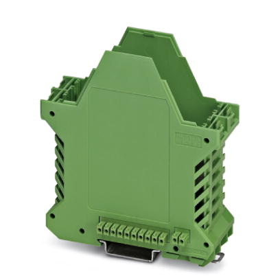 ME 35 UT/FE BUS/10+2 GN    Lower part of housing, integrated 10-pos. cross connection link for parallel through contacting, and 2-pos. connection link